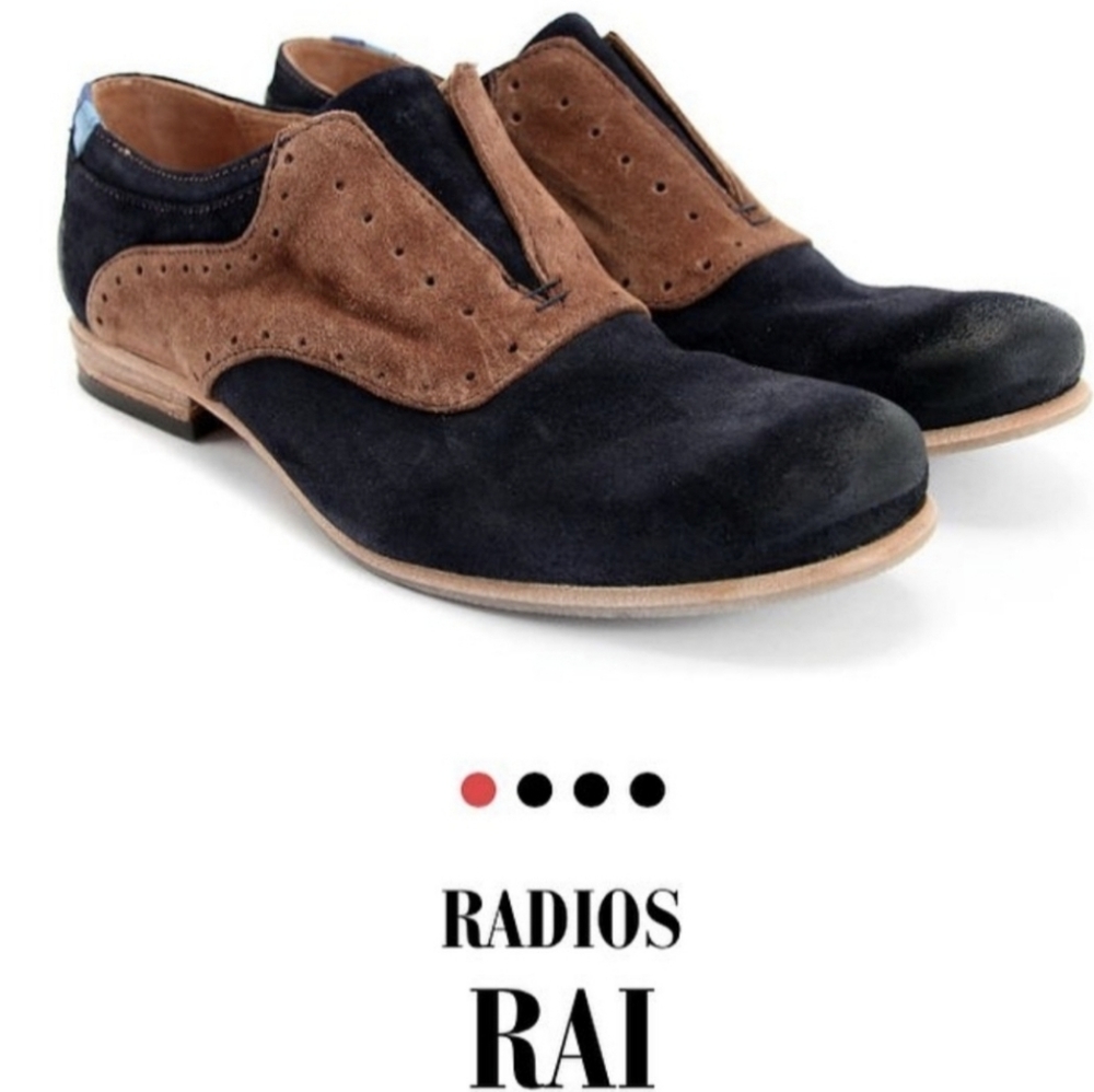 Fluevog Radio Suede shoes
